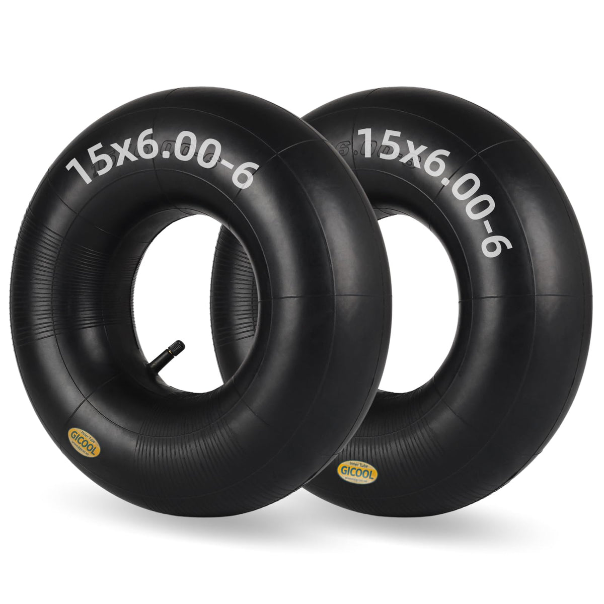 GICOOL 15x6.00-6 lawn mower inner tube front view