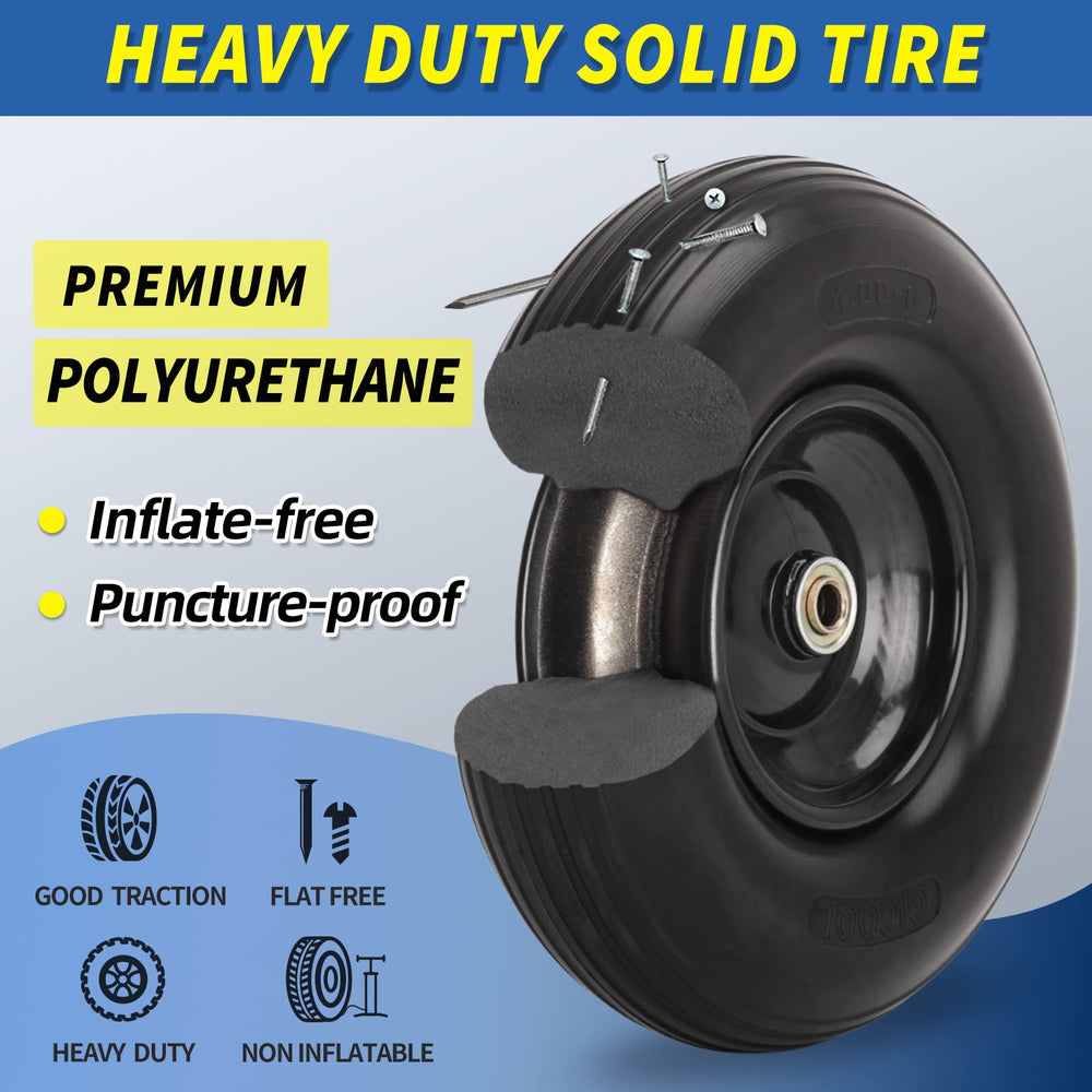 GICOOL 4.00-6 wheelbarrow tire side view