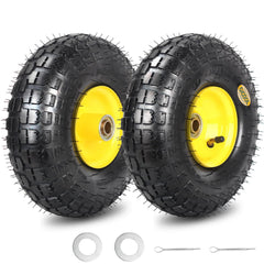 GICOOL 4.10/3.50-4 pneumatic tire front view