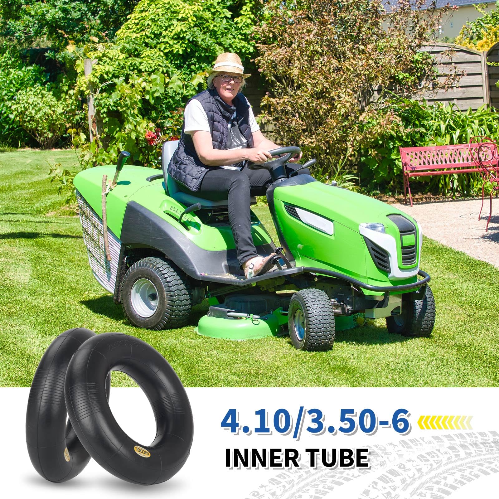 GICOOL 4.10/3.50-6 inner tube close-up
