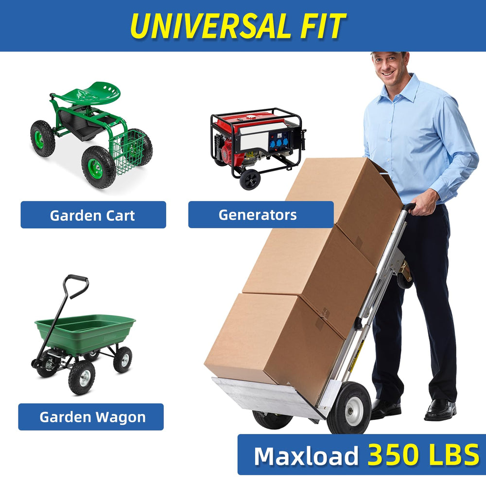 GICOOL Flat Free Tire and Wheel 4.10/3.50-4 on garden cart