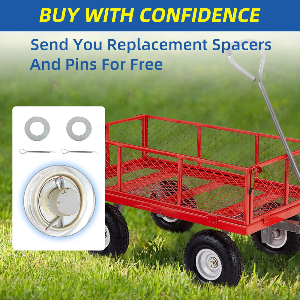 GICOOL Flat Free Tire and Wheel with welded rim design