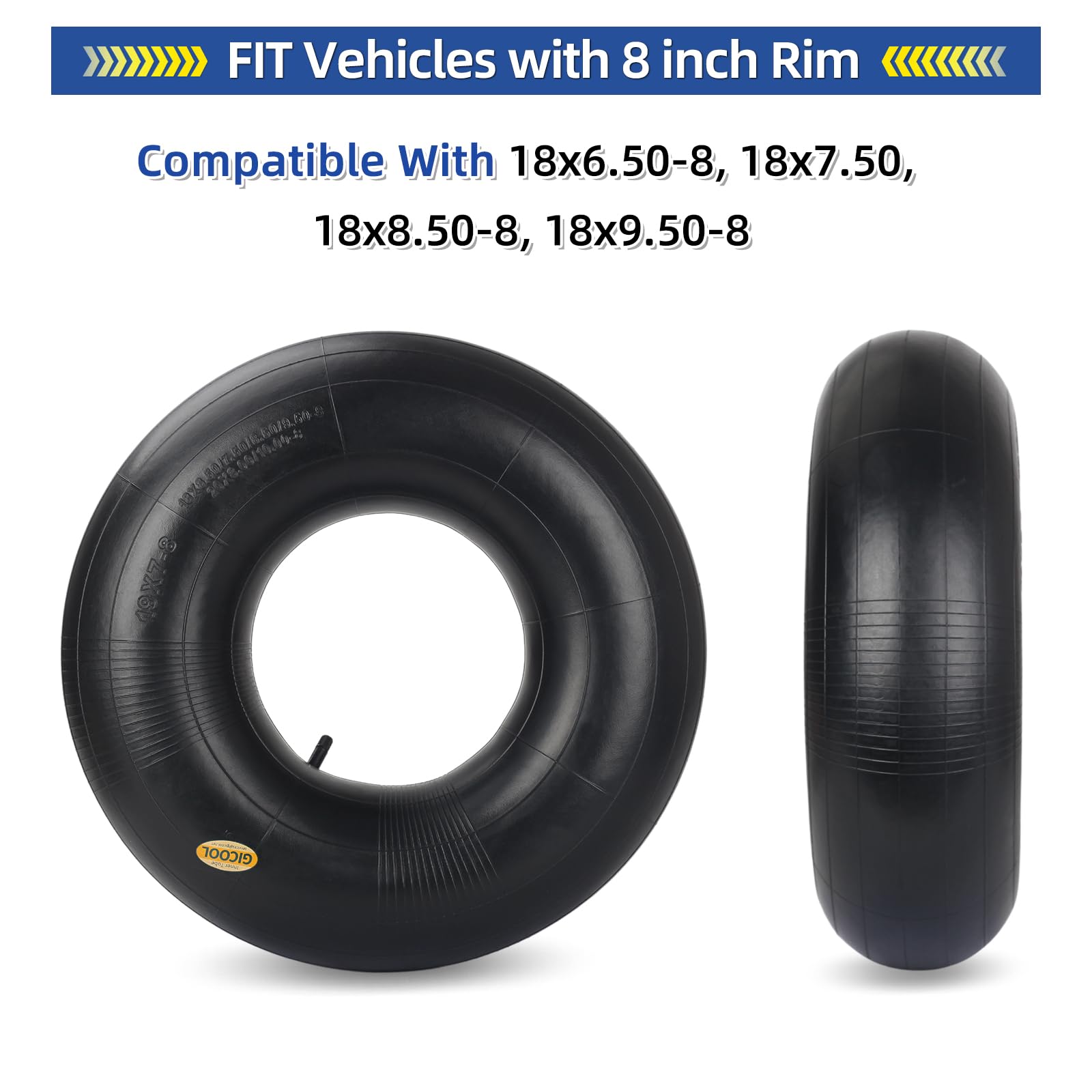 GICOOL inner tubes packaging with TR-13 valve stem