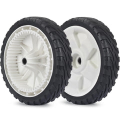 GICOOL Lawn Mower Wheel 8-inch diameter front view