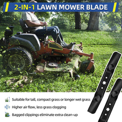 GICOOL Mower Blade side view showcasing its thickness