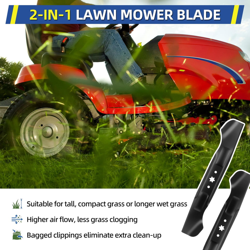 GICOOL Mower Blades installation on Cub Cadet mower