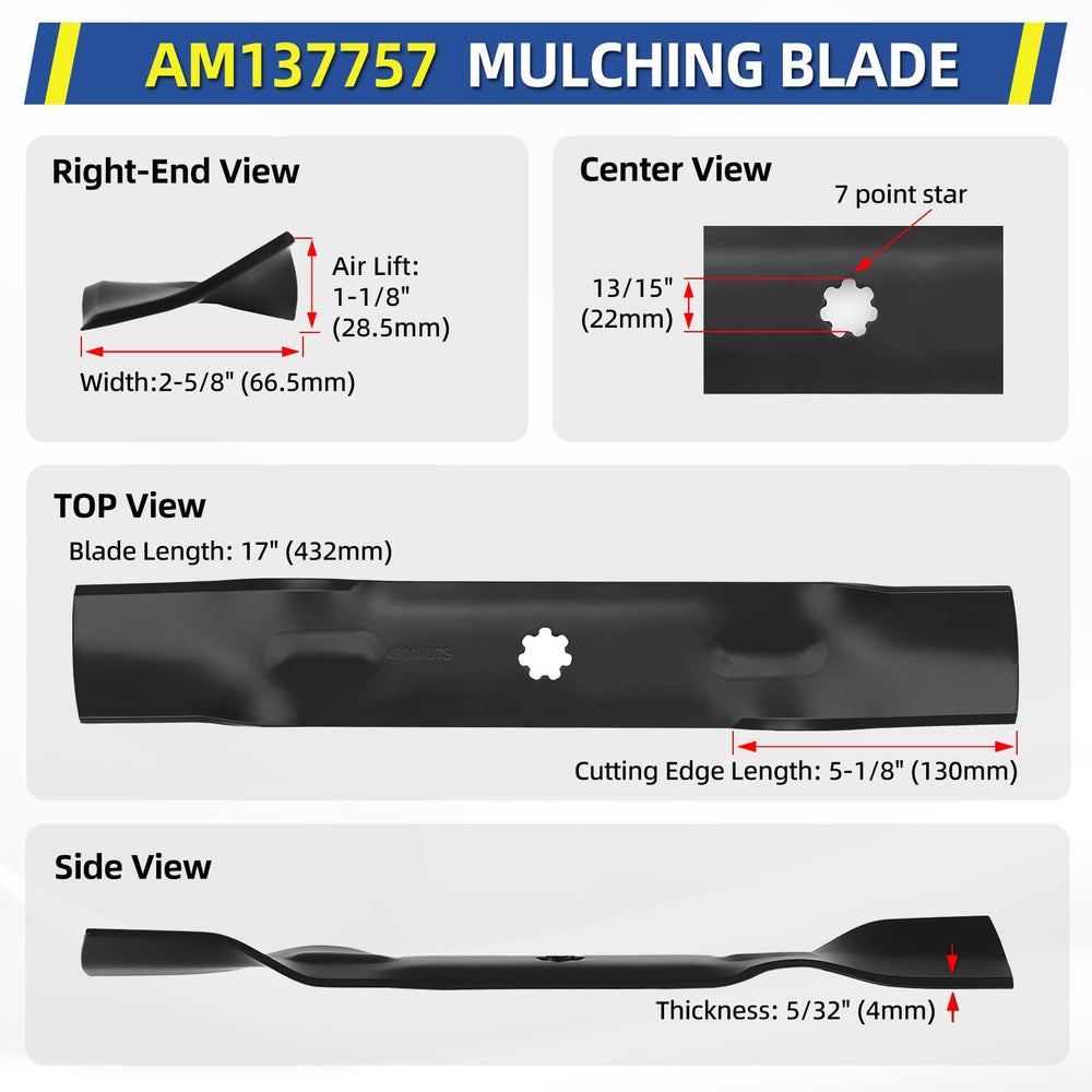 GICOOL Mulching Blade specifications detail