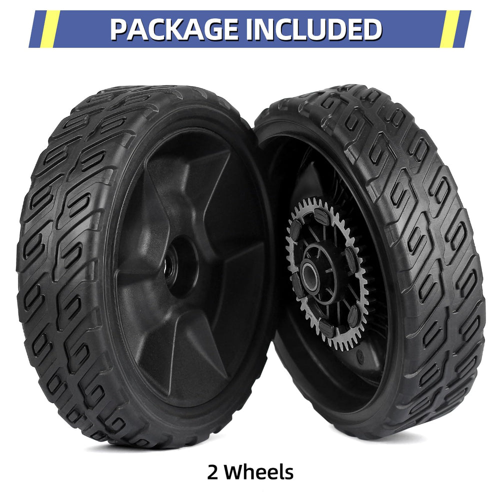 GICOOL Rear Lawn Mower Wheels bore size detail