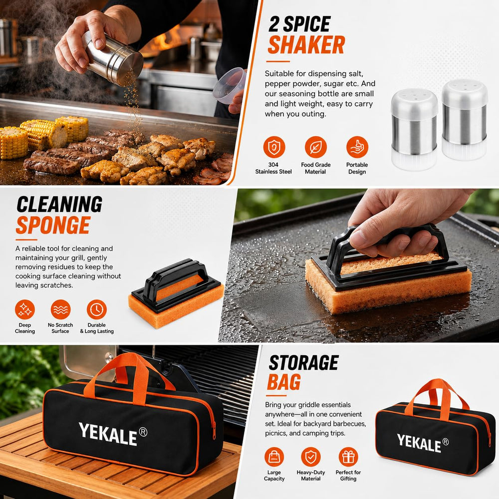 Gift box packaging of Yekale Griddle Accessories Kit