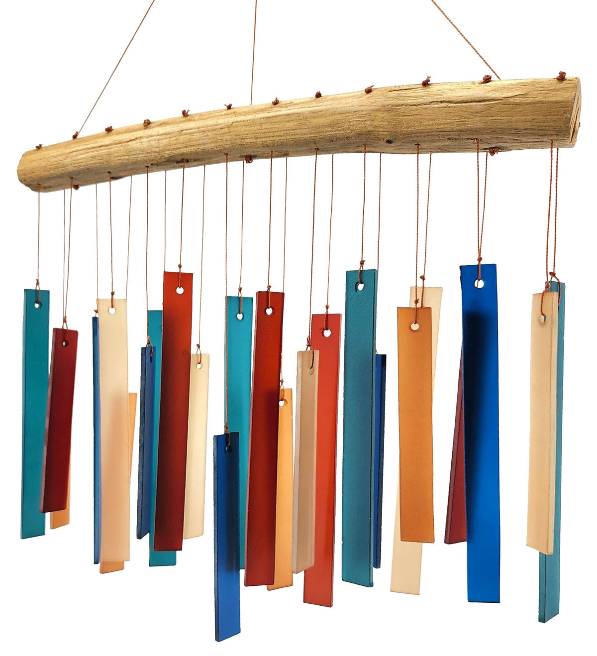 Gift Essentials Glass Wind Chime Retro front view
