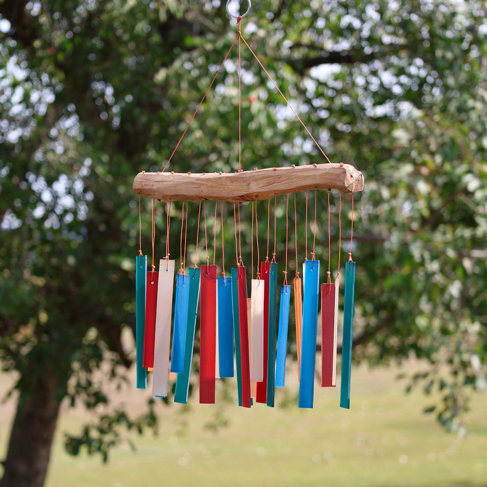 Gift Essentials Glass Wind Chime Retro packaging view
