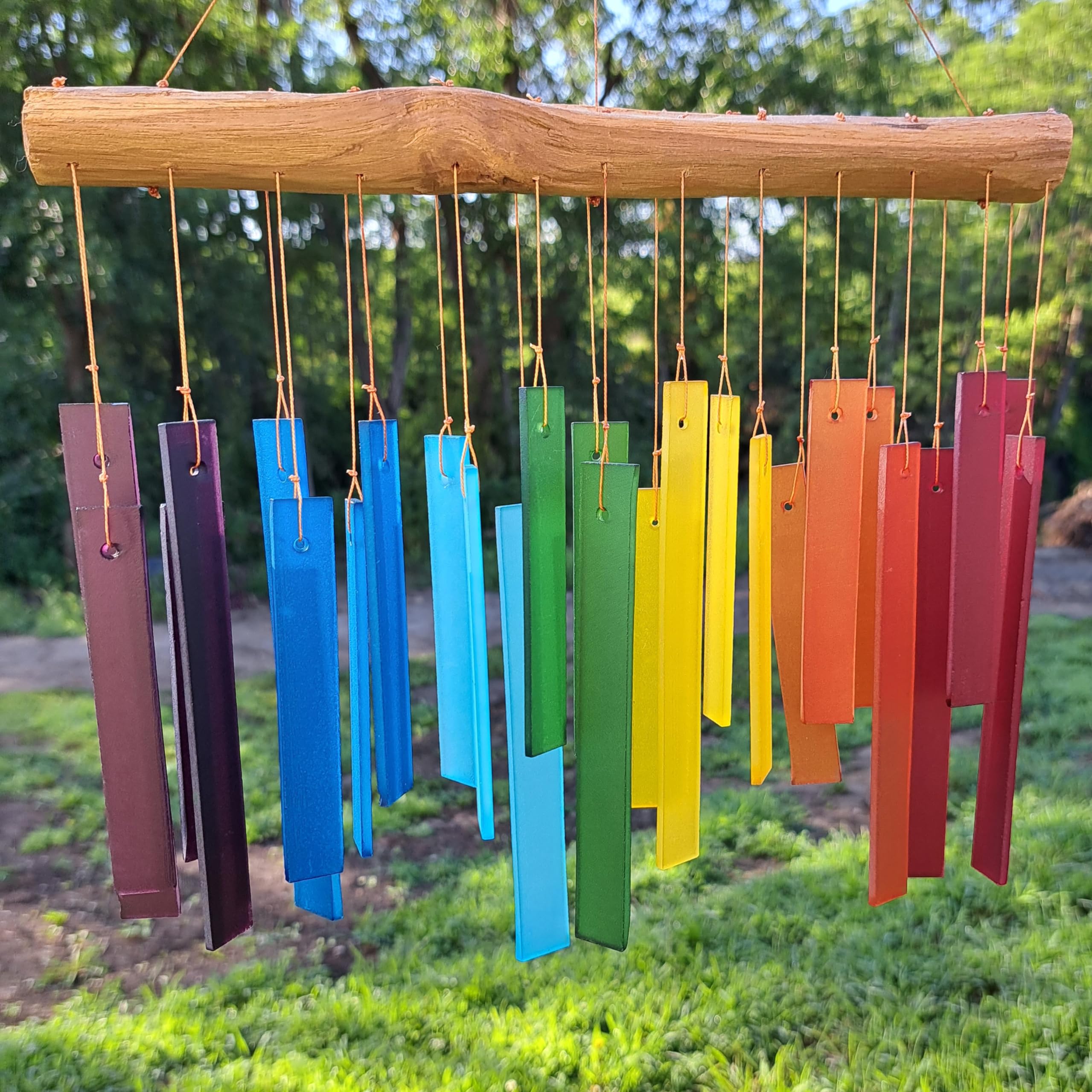 Gift Essentials wind chime in a garden setting