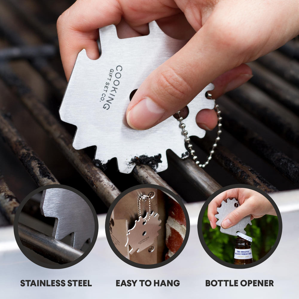 Gift-ready packaging of BBQ Smoker Box Kit