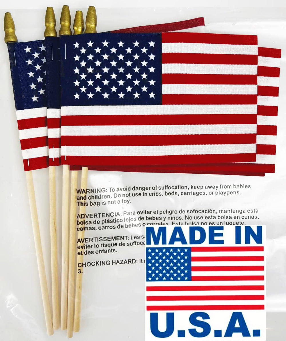 GiftExpress 24-pack American flags for parades