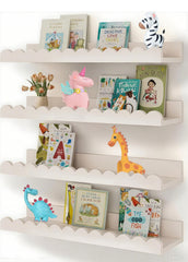 GIFTME 5 Dinosaur Garden Statue on a garden shelf