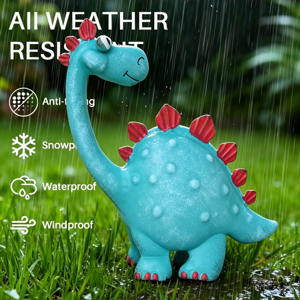 GIFTME 5 Dinosaur Garden Statue with vibrant colours