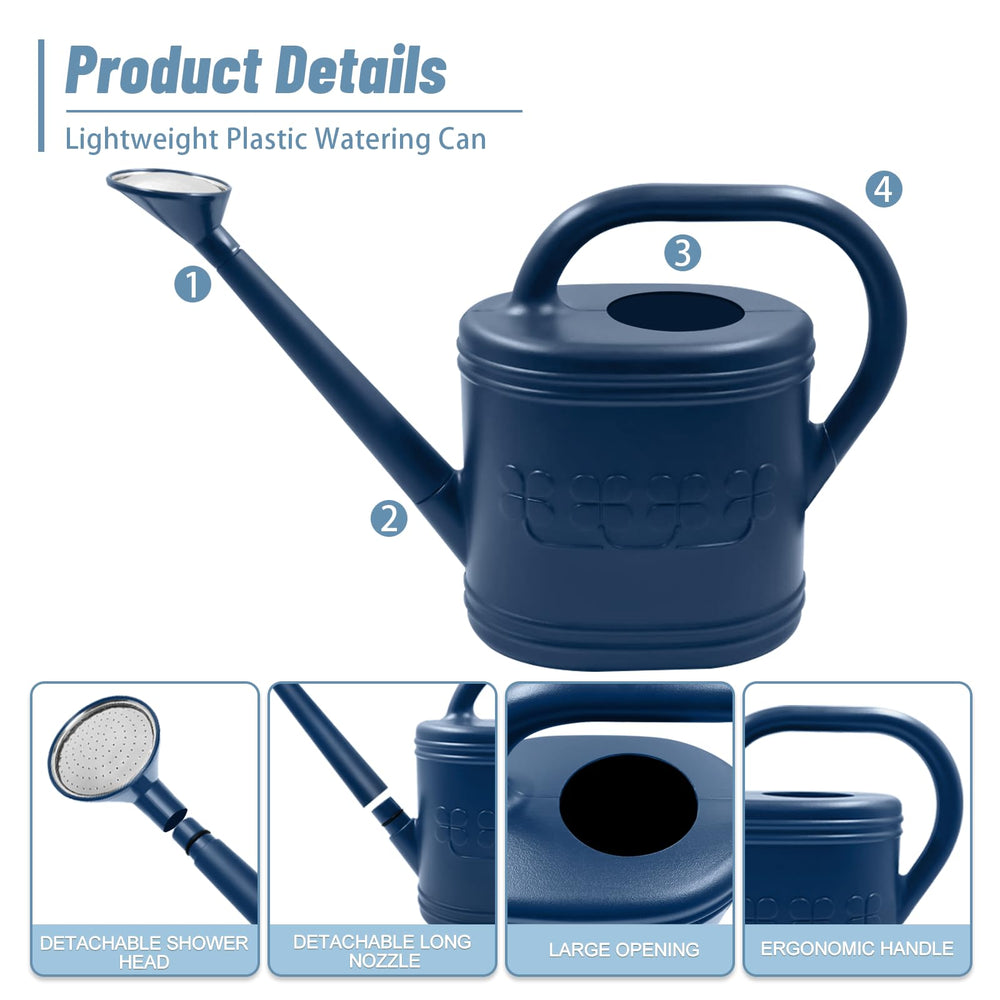 Giftsfaloy 2 Gallon Garden Watering Can in a garden setting