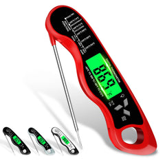 Giftsfaloy Digital Meat Thermometer red model front view