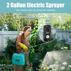 Giftsfaloy sprayer showing adjustable shoulder strap
