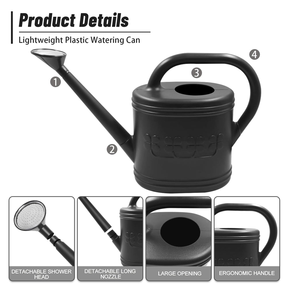 Giftsfaloy Watering Can top view showing wide opening for easy filling