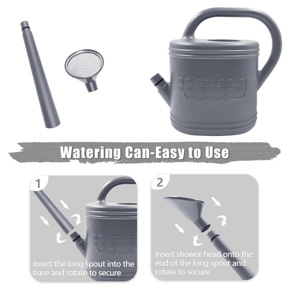 Giftsfaloy watering can with wide top opening for easy filling