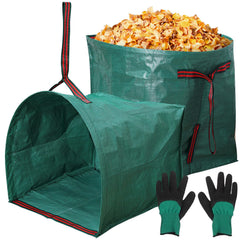 GIJHXIK 53 Gallon Garden Bag front view with dustpan design