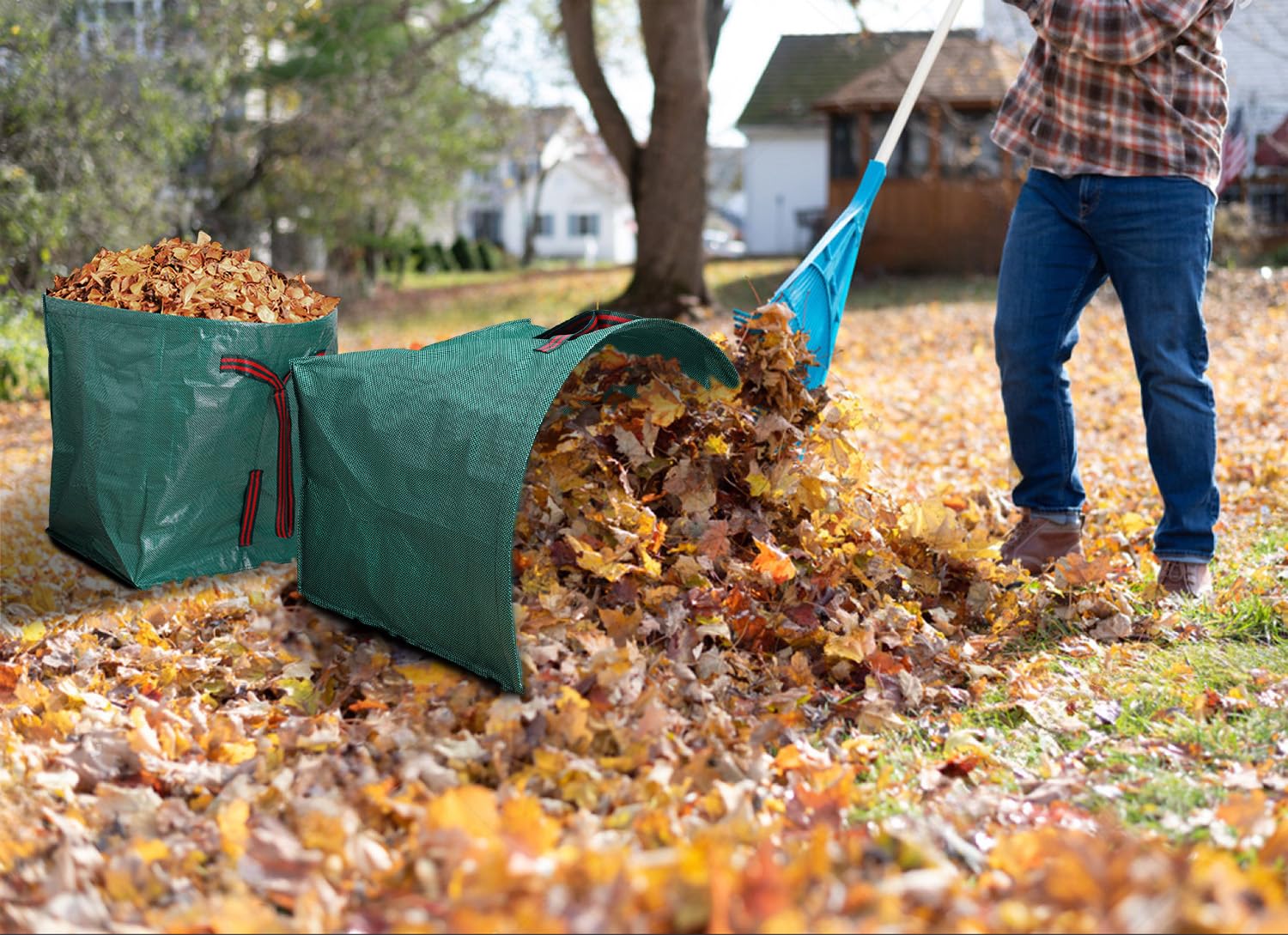 GIJHXIK garden bag in use during yard work