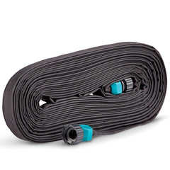 GILMOUR 25' Black Flat Weeper Soaker Hose front view