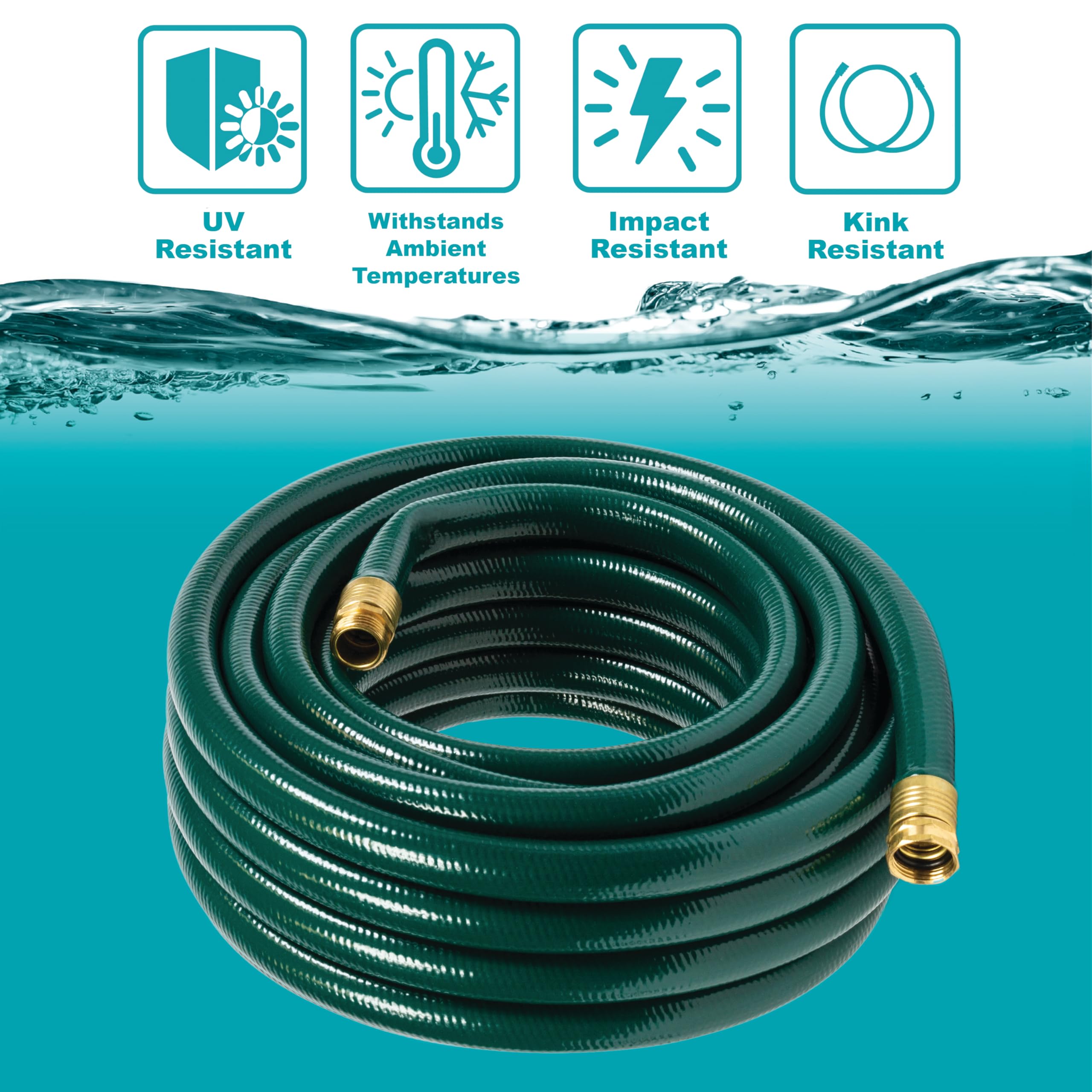 GILMOUR Flexogen hose coiled neatly for storage