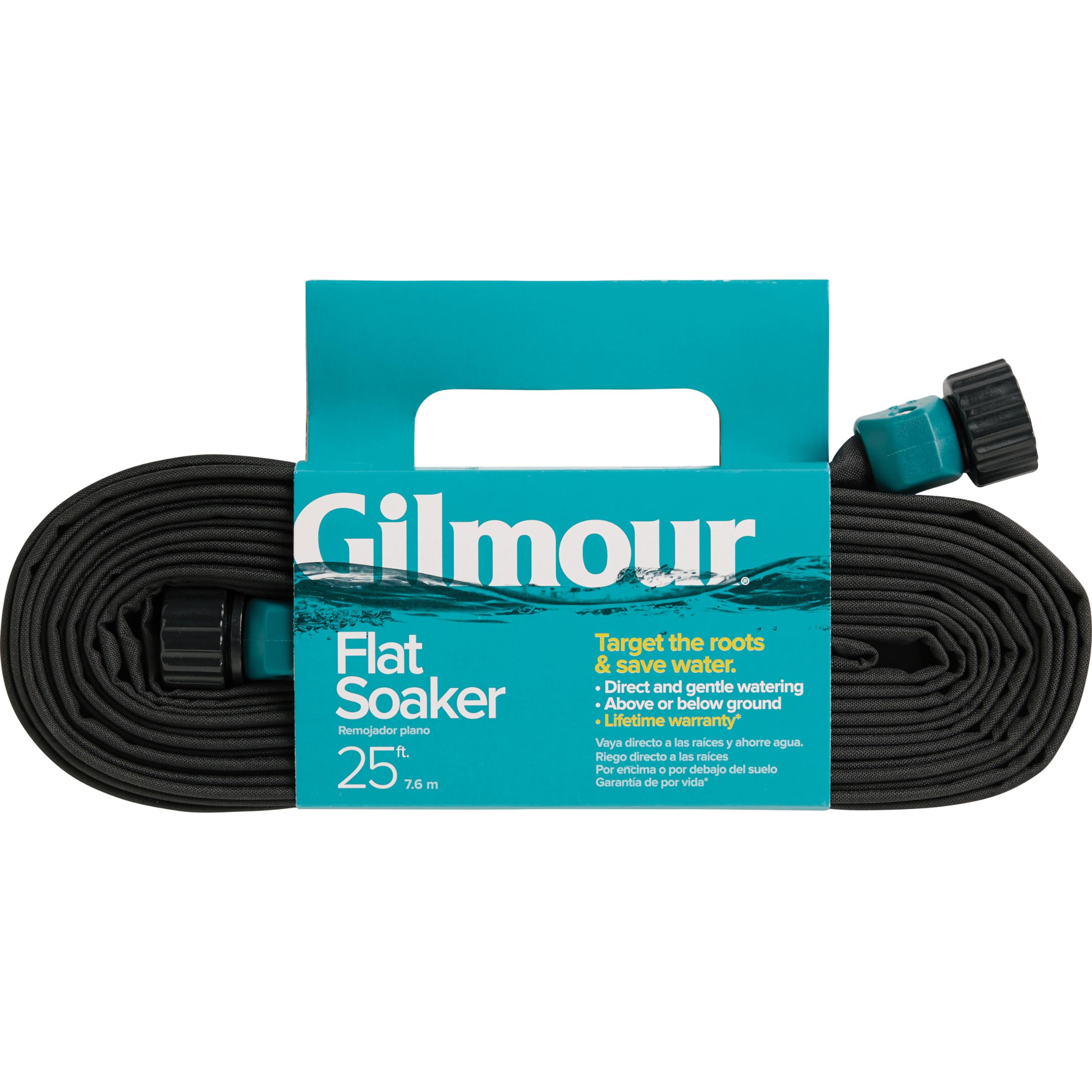 GILMOUR soaker hose showing flexible design