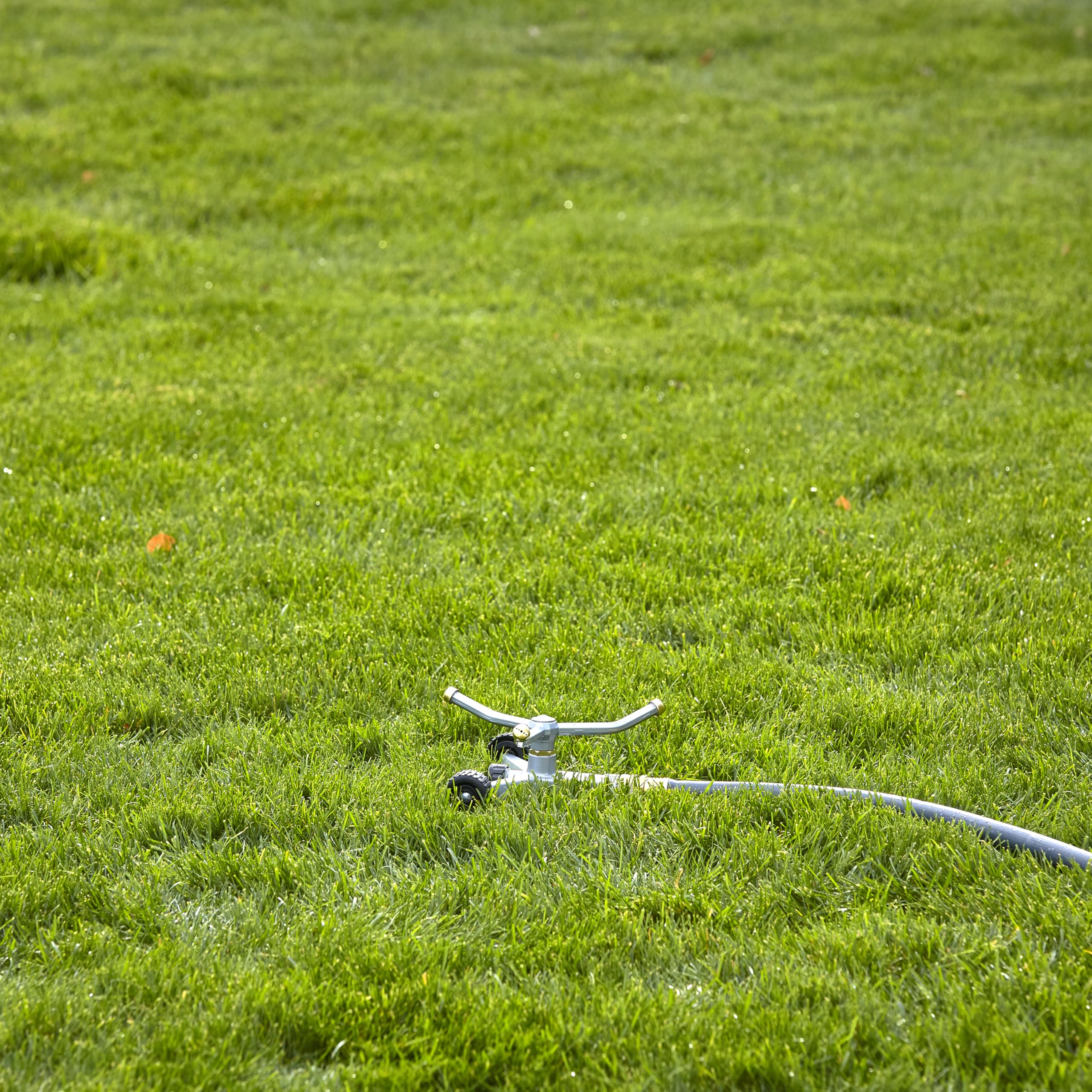 GILMOUR Sprinkler attached to a standard garden hose