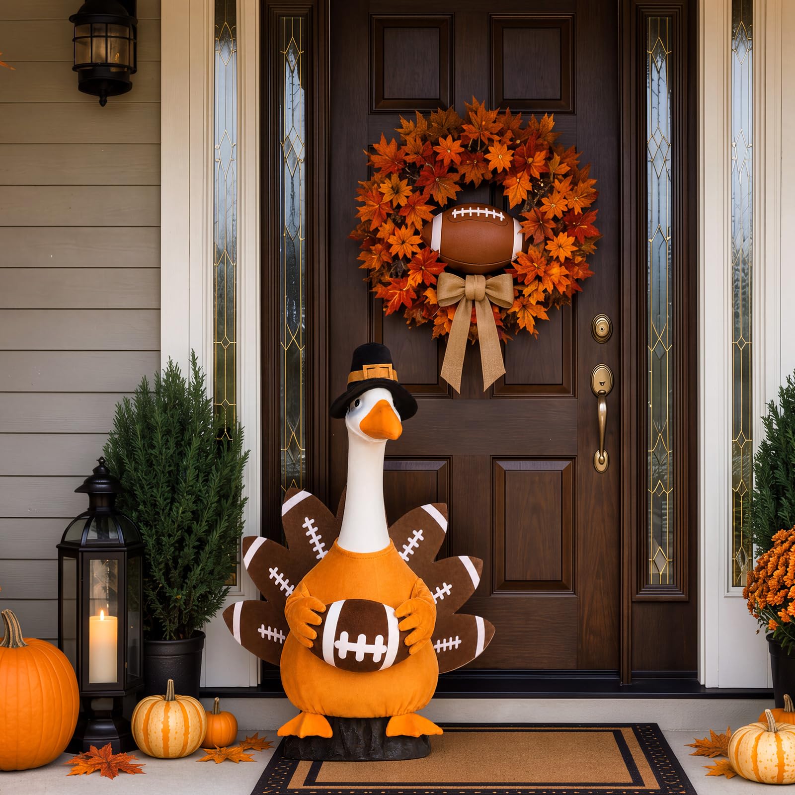 Gilprop Fall Football Goose Costume packaging showing outfit components