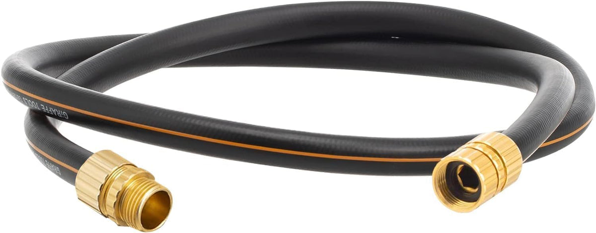 Giraffe Tools Garden Hose 4ft with black and orange color