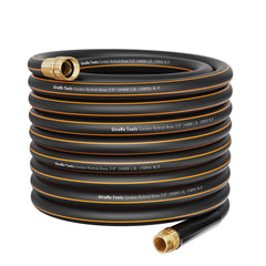Giraffe Tools Garden Hose 75ft black model front view