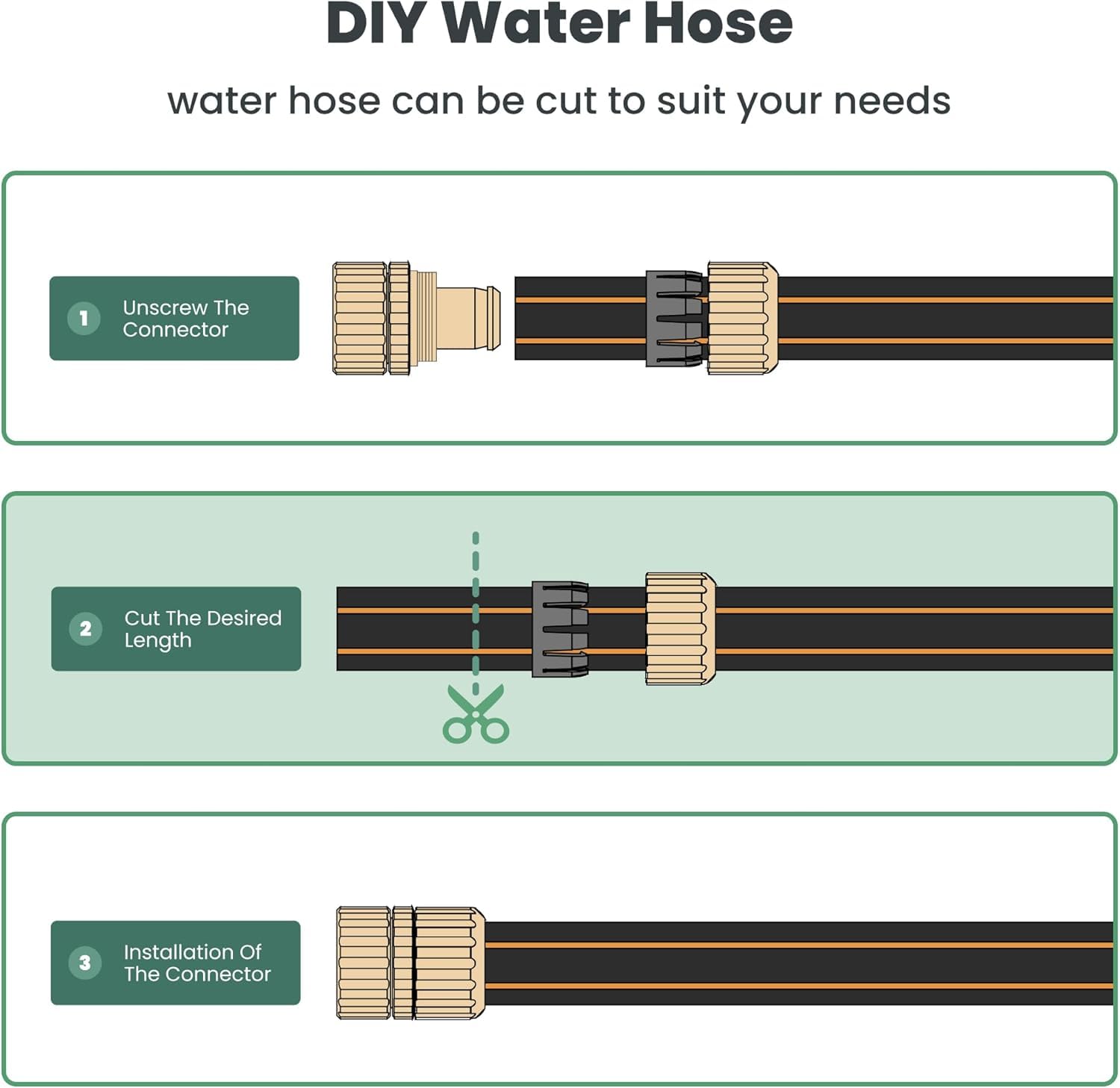 Giraffe Tools garden hose packaging design