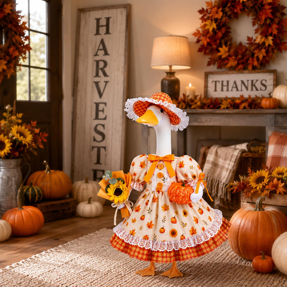 GJL Fall Porch Goose Outfit packaging dimensions