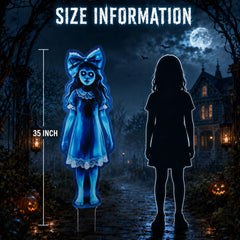 GKLTVB Halloween decorations showing double-sided ghost design