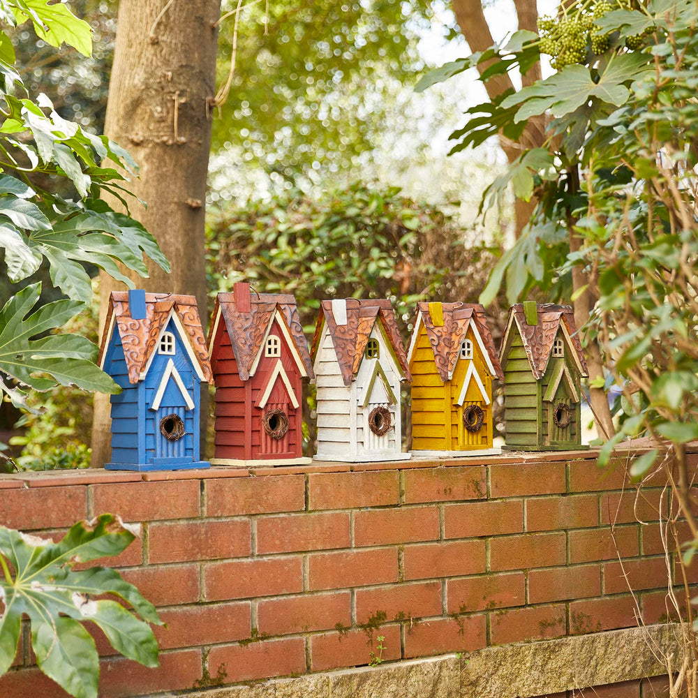 Glitzhome birdhouse packaging view