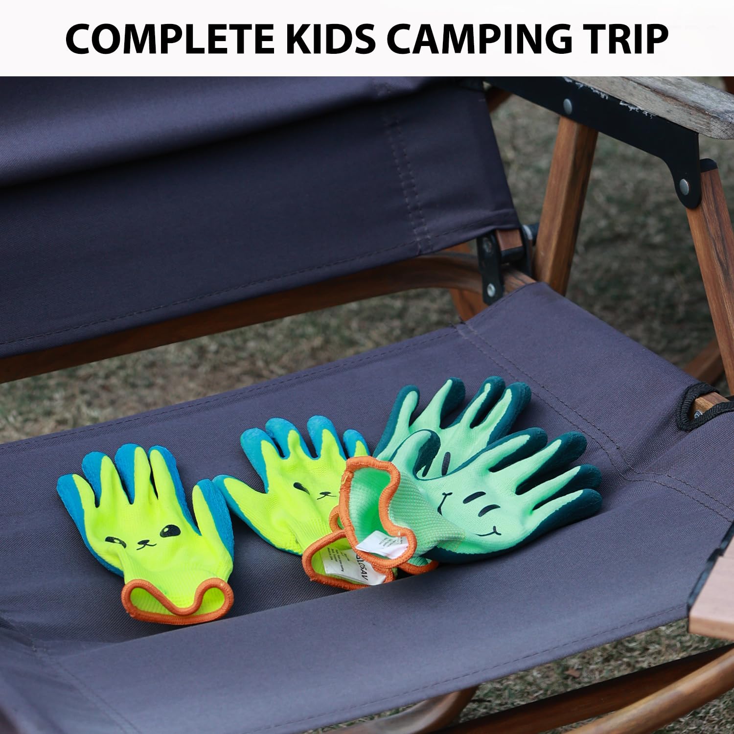GLOSAV Kids Gardening Gloves in size 2 packaging