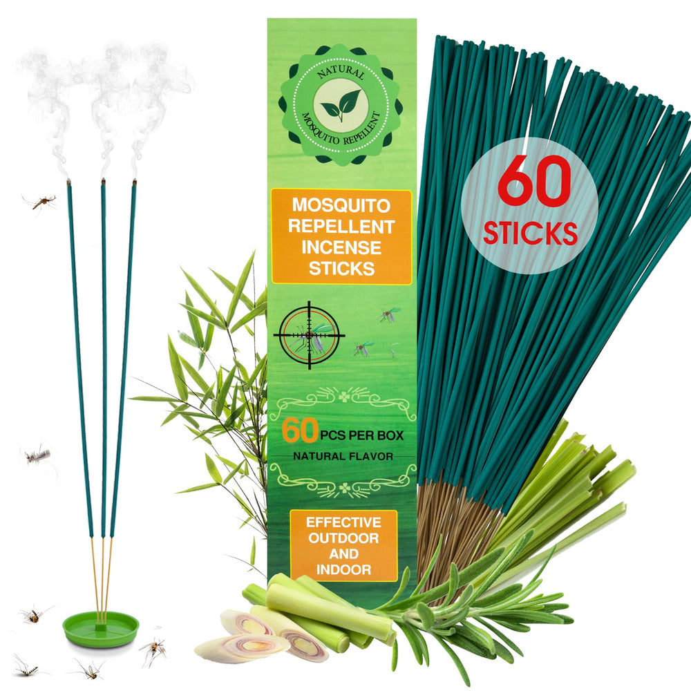 Glovv 60P citronella mosquito repellent incense sticks pack