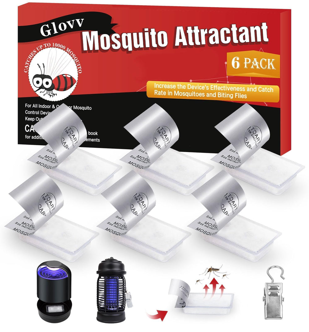 Glovv Bug Mosquito Zapper Lures 6 pack red packaging front view
