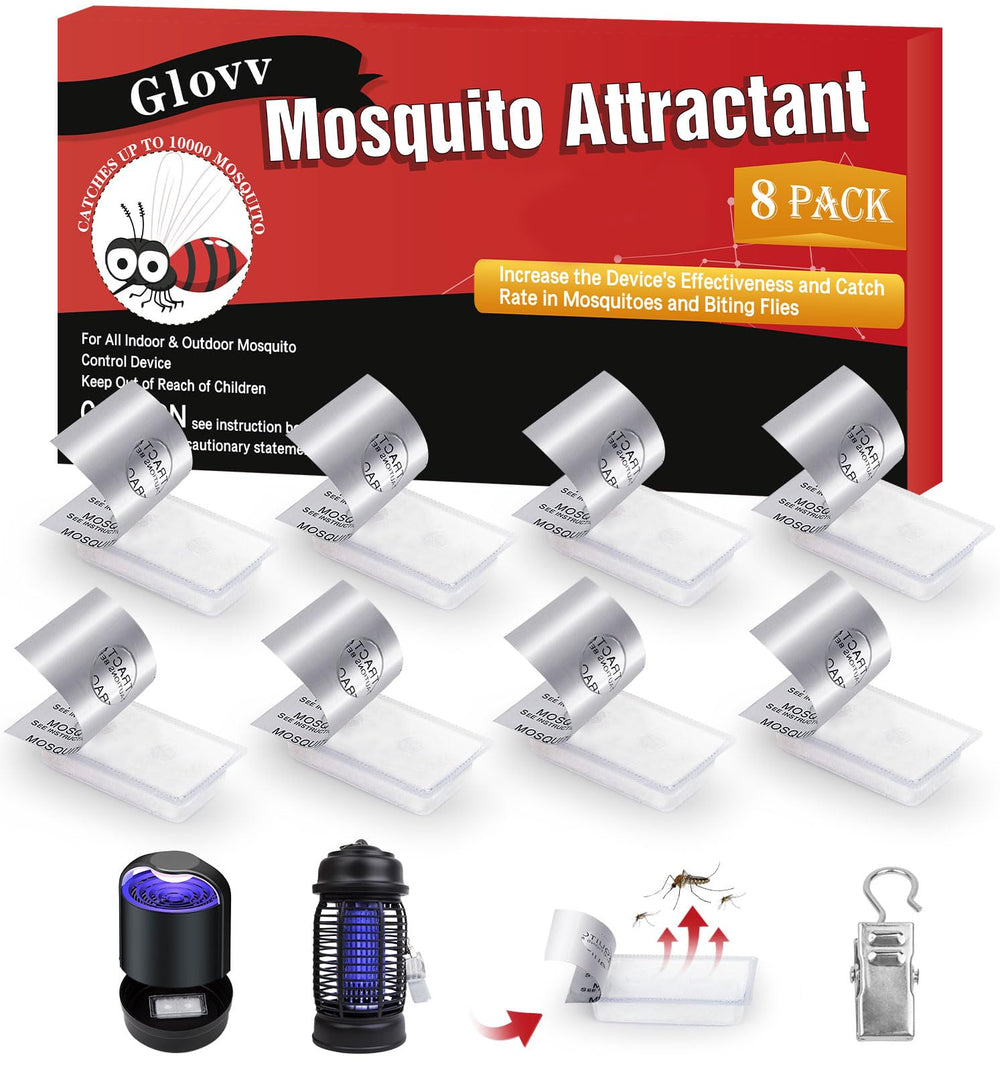 Glovv Bug Mosquito Zapper Lures 8 pack red cartridges