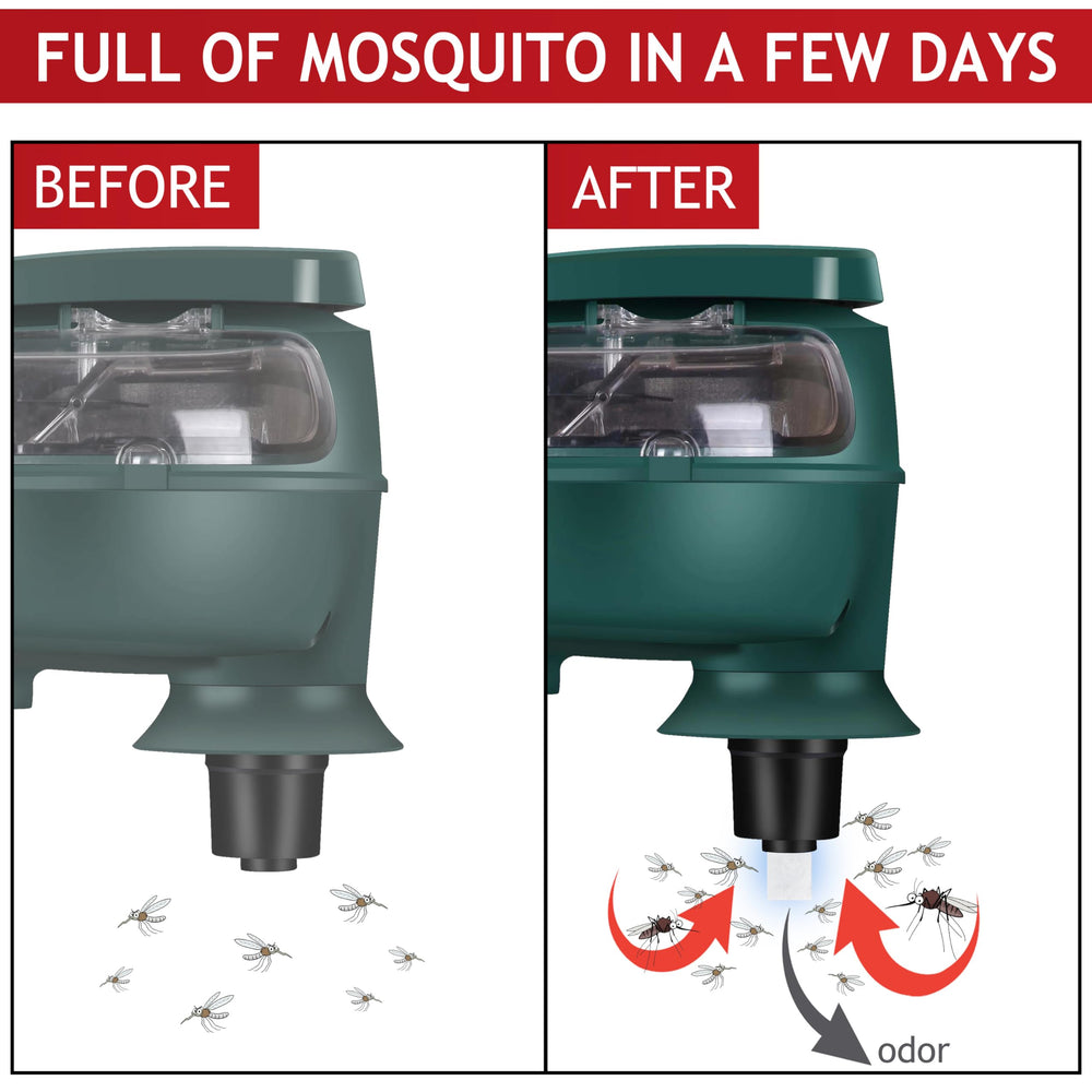 Glovv Bug Mosquito Zapper Lures on a patio table