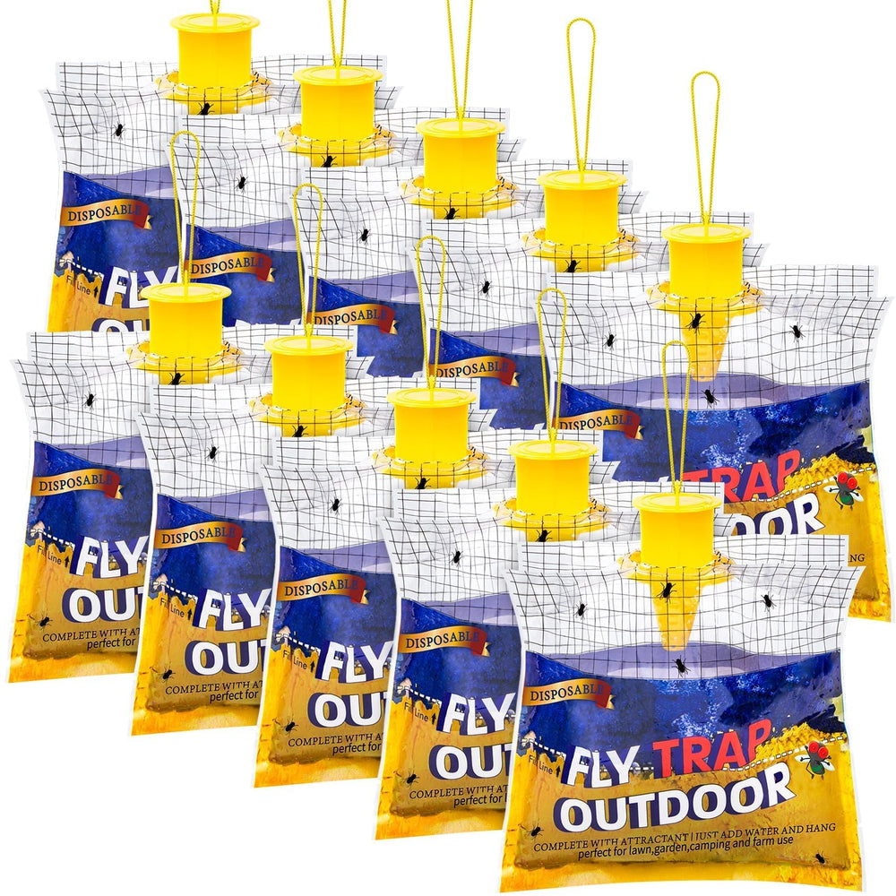 Glovv Fly Traps Outdoor Hanging blue packaging front view