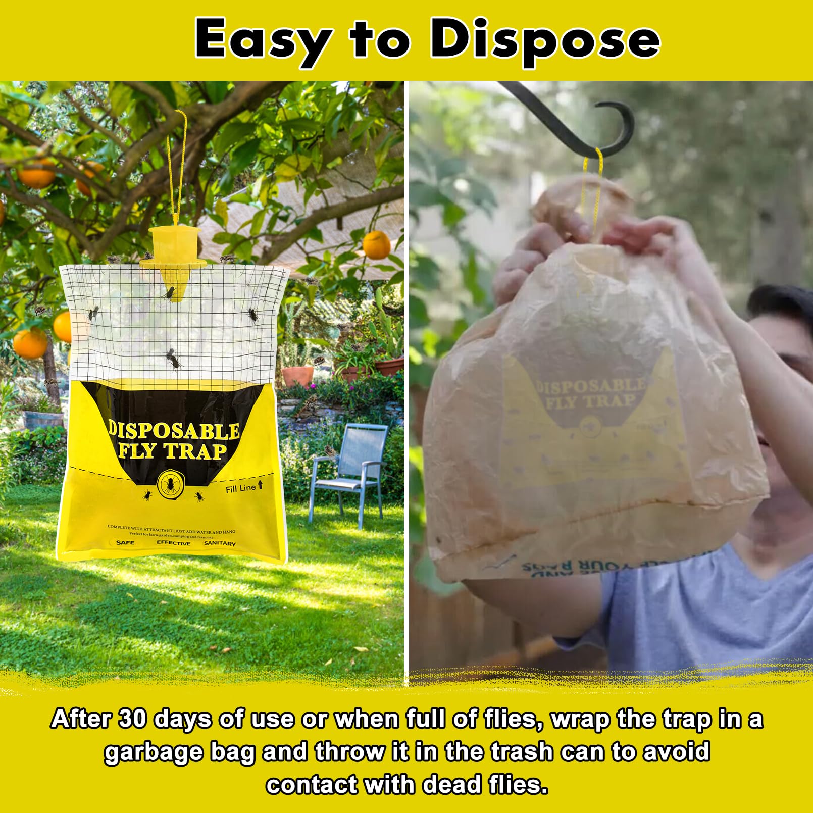 Glovv fly traps pack of four in packaging