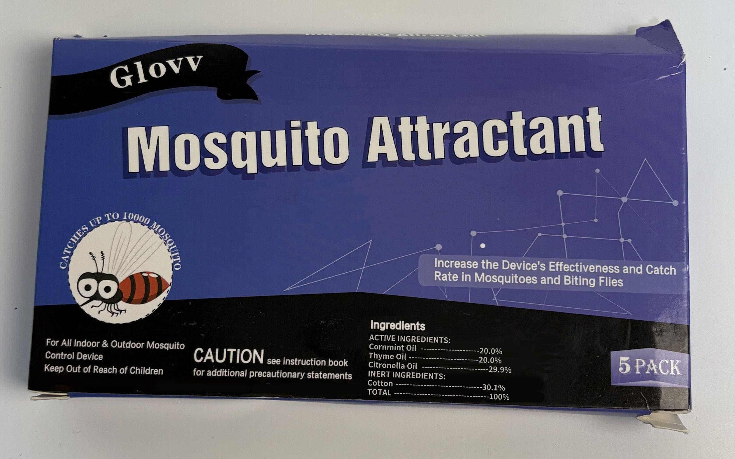 Glovv mosquito attractant bait refill displayed outdoors