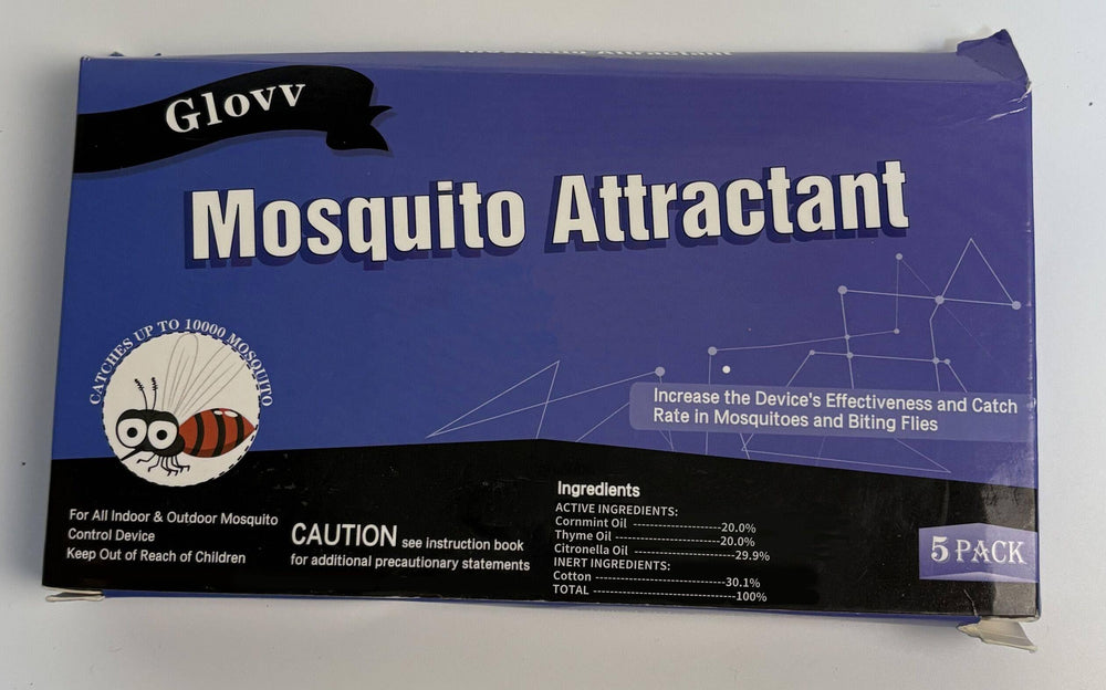Glovv mosquito attractant bait refill displayed outdoors