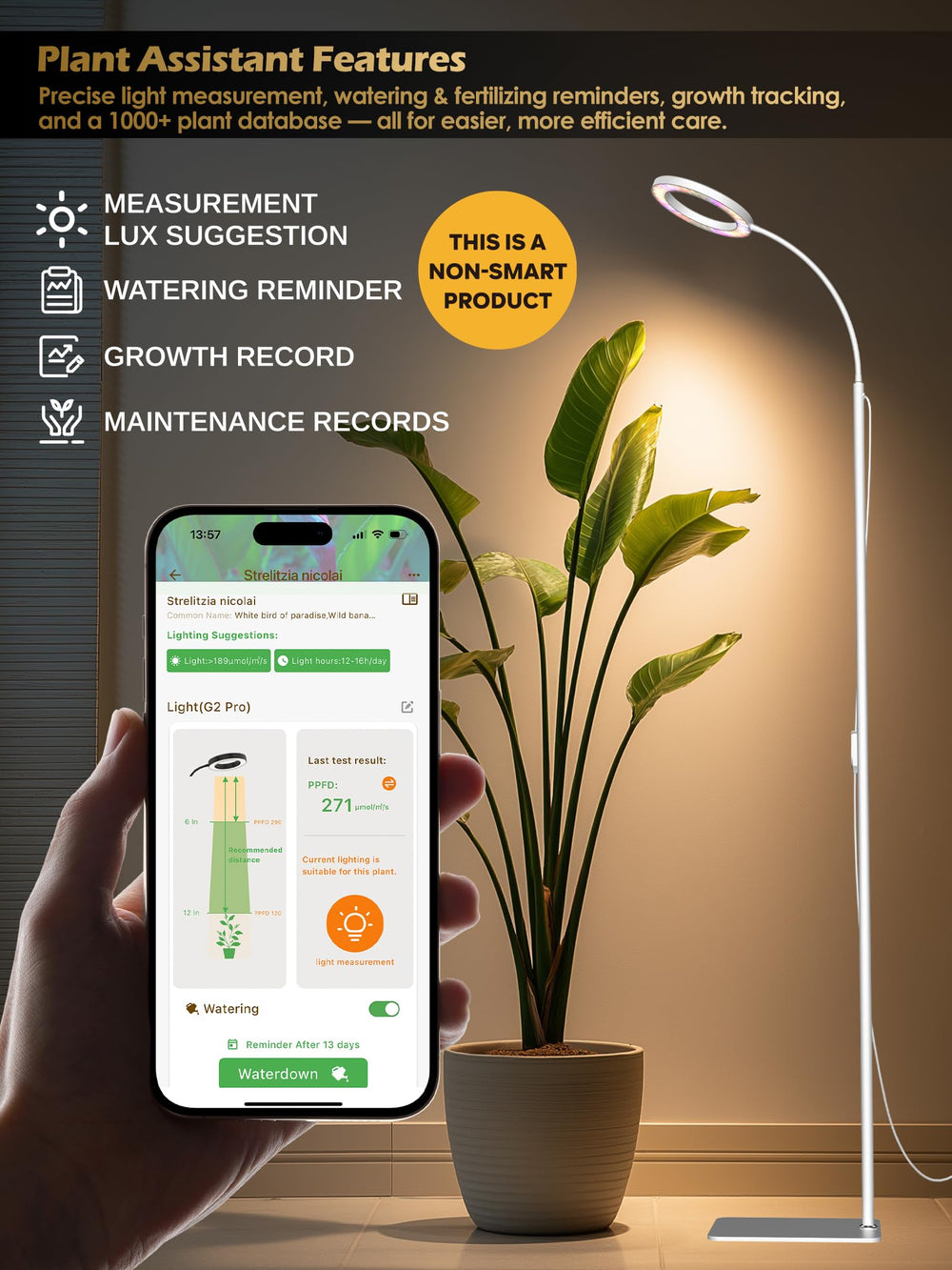GLOWRIUM grow light showcasing the full spectrum light