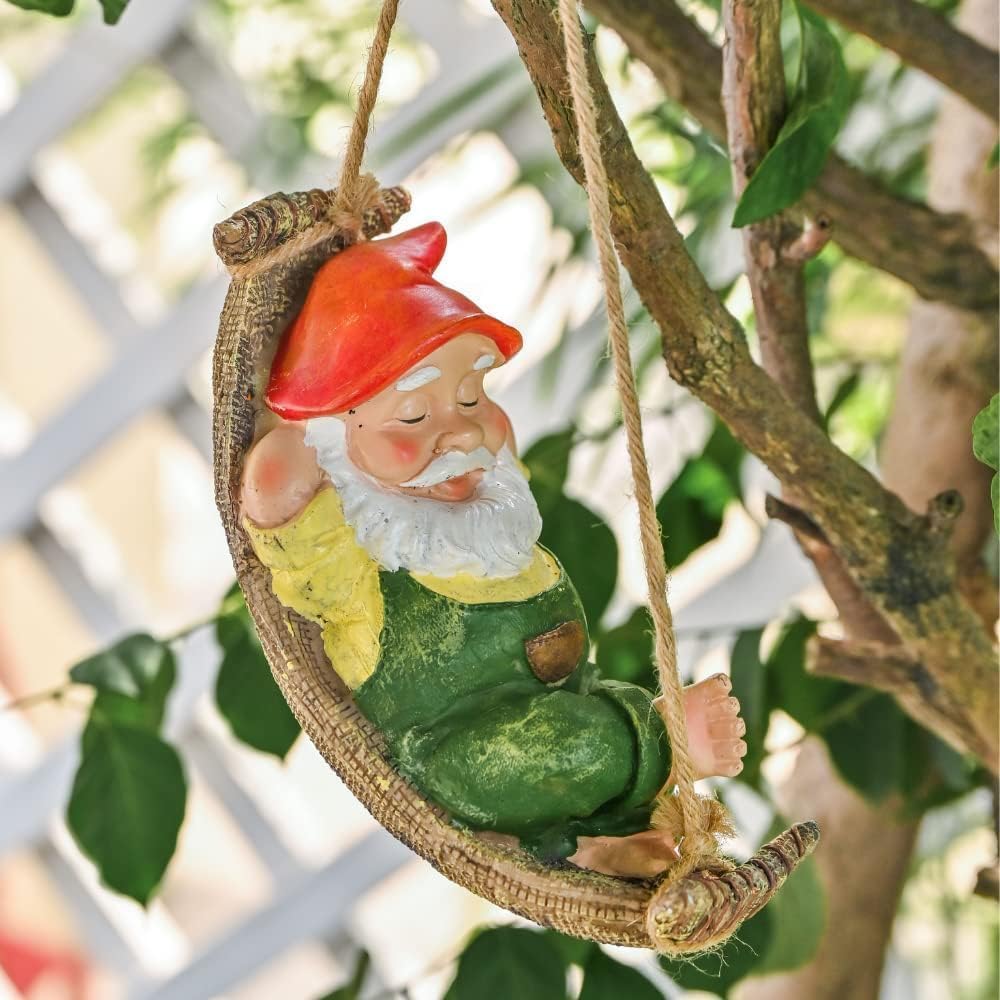 Gnome Statue dimensions with tape measure