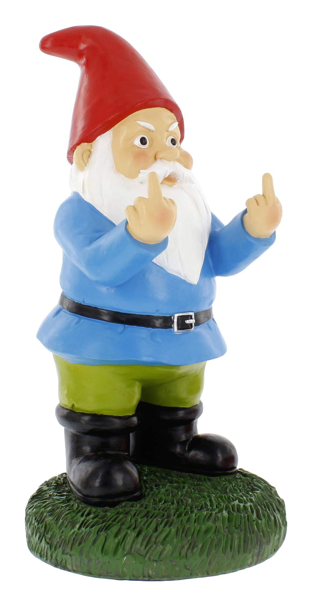 Gnometastic Double Bird Gnome Statue front view standing 12.5 inches tall